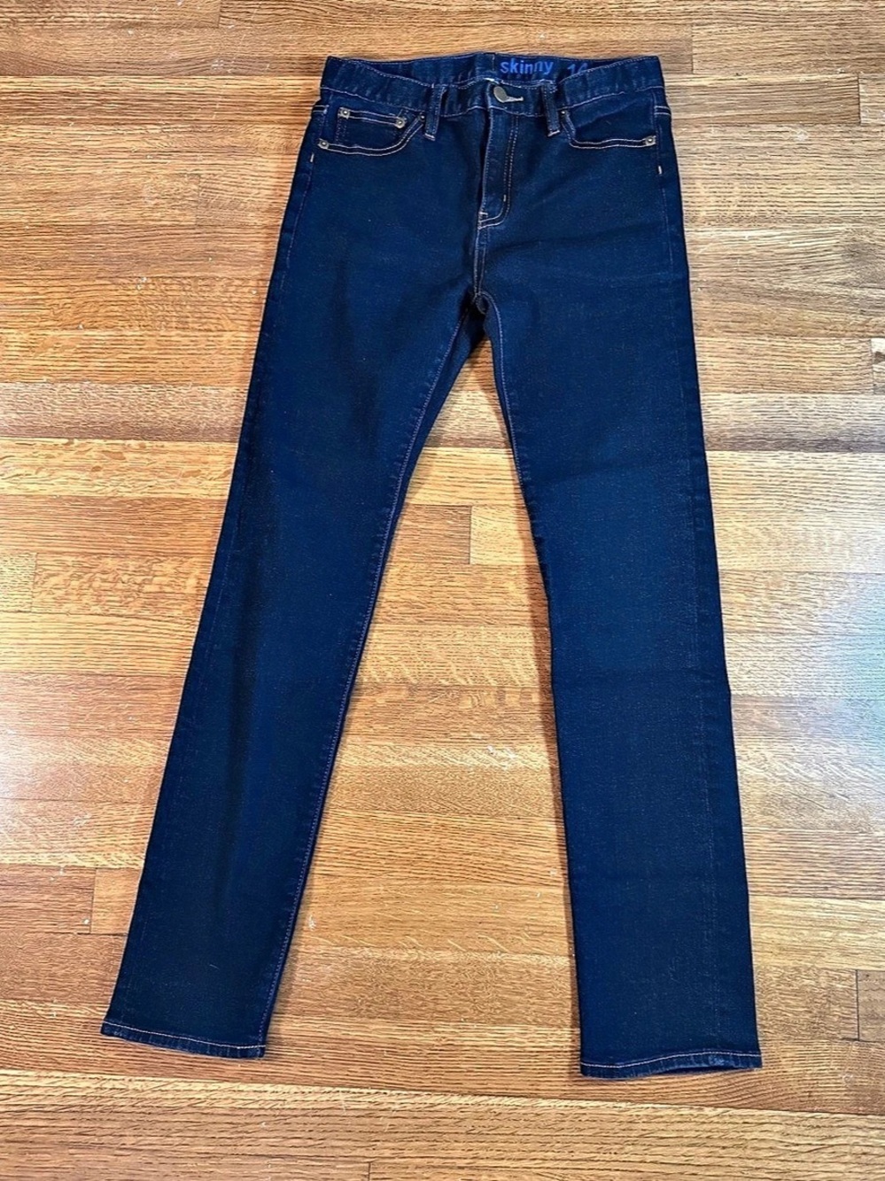 J.Crew Crewcuts Everyday Skinny Jeans – Girls Size 14 – Dark Indigo Denim